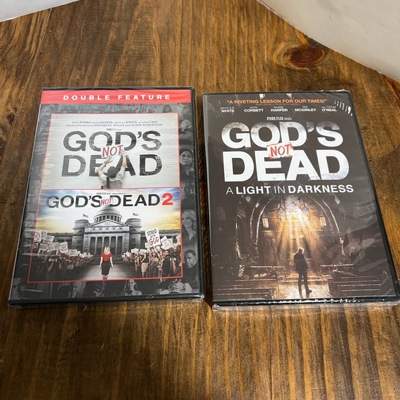 Gods Not Dead Gods Not Dead 2 Light In The Darkness Lot of 2 NEW Sealed DVDs - Picture 1 of 2